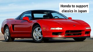 Honda to support classics like the NSX in Japan