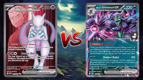 Pokemon TCG Live Team Rocket's Mewtwo EX Spidops VS Grimmsnarl EX Munkidori!!