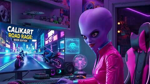 CaliKart Madness: Intergalactic Gamers Wreak Havoc on Earth!