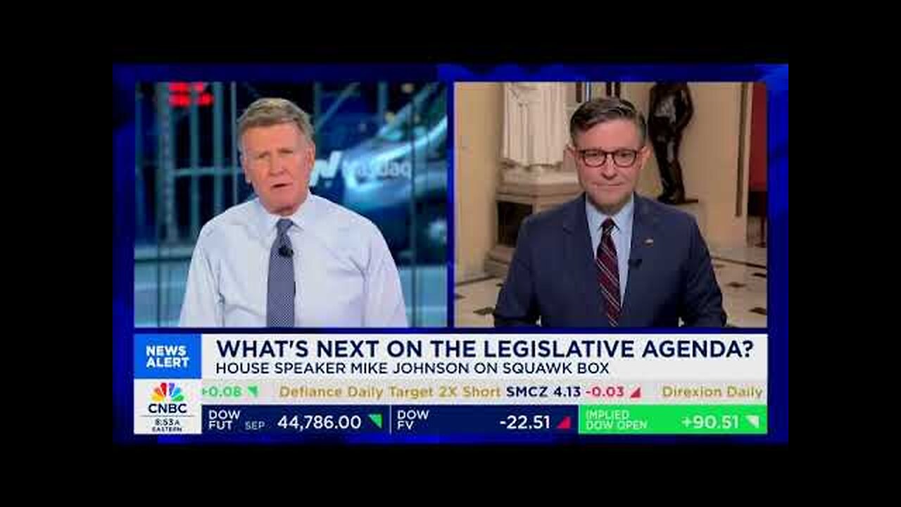 Speaker Johnson Joins Squawk Box
