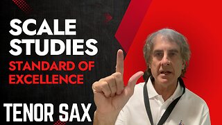 Page 42 - Scale Studies Tenor Saxophone Tutorial from the Standard of Excellence Book 1