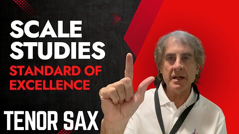Page 42 - Scale Studies Tenor Saxophone Tutorial from the Standard of Excellence Book 1