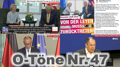 „Ursula von der Leyen muss zurücktreten!“ – O-Töne zum „Deal“ EU – USA | NDS