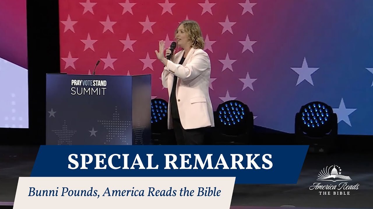 Bunni Pounds at Pray Vote Stand: America Reads the Bible and Our Ezra Moment