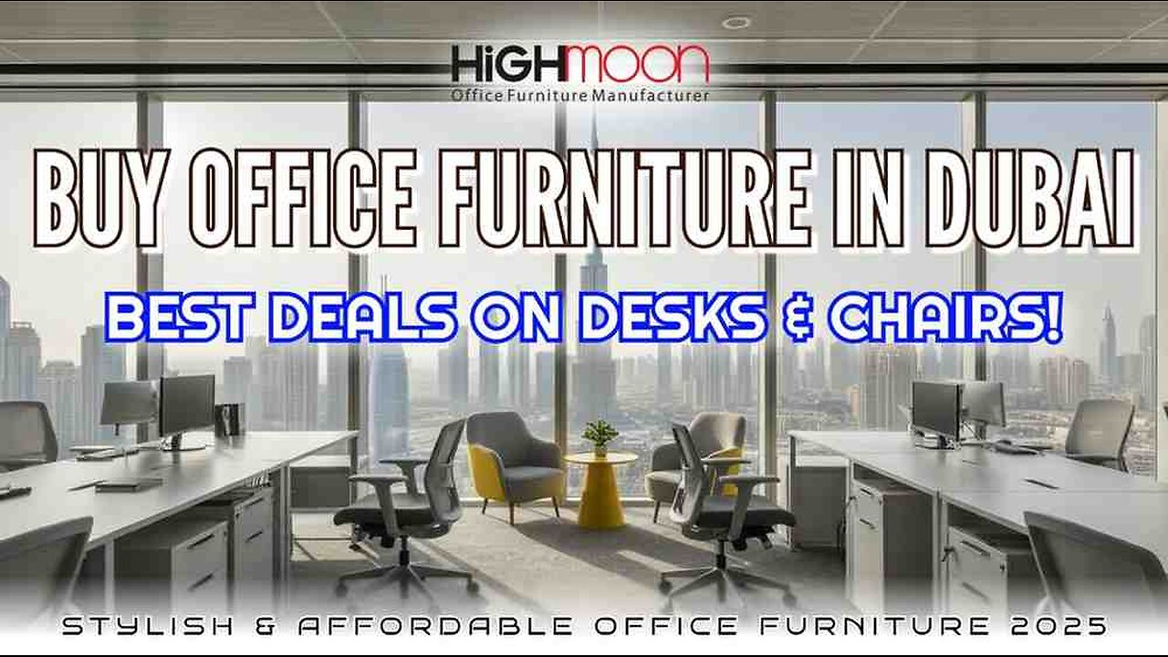 Buy Office Furniture in Dubai | Modern Office Desks & Chairs – Highmoon Furniture