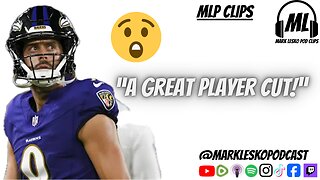 Justin Tucker cut..another sad story || Mark Lesko Podcast #nfl #ravens