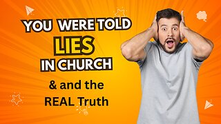 Lies You Heard In Church and the REAL Truth: Lie #1 You must give YOUR life to Christ to be saved