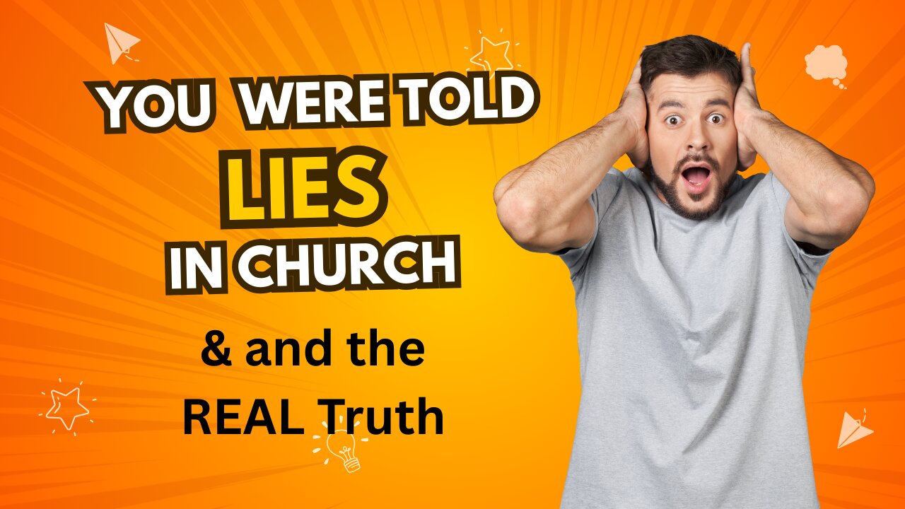Lies You Heard In Church and the REAL Truth: Lie #1 You must give YOUR life to Christ to be saved