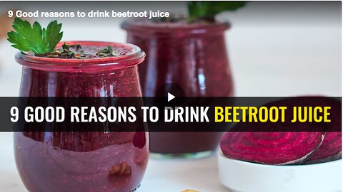 "Nine Compelling Reasons to Include Beetroot Juice in Your Diet"
