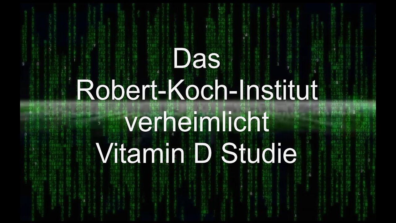 Studie von Vitamin D wird uns verheimlicht