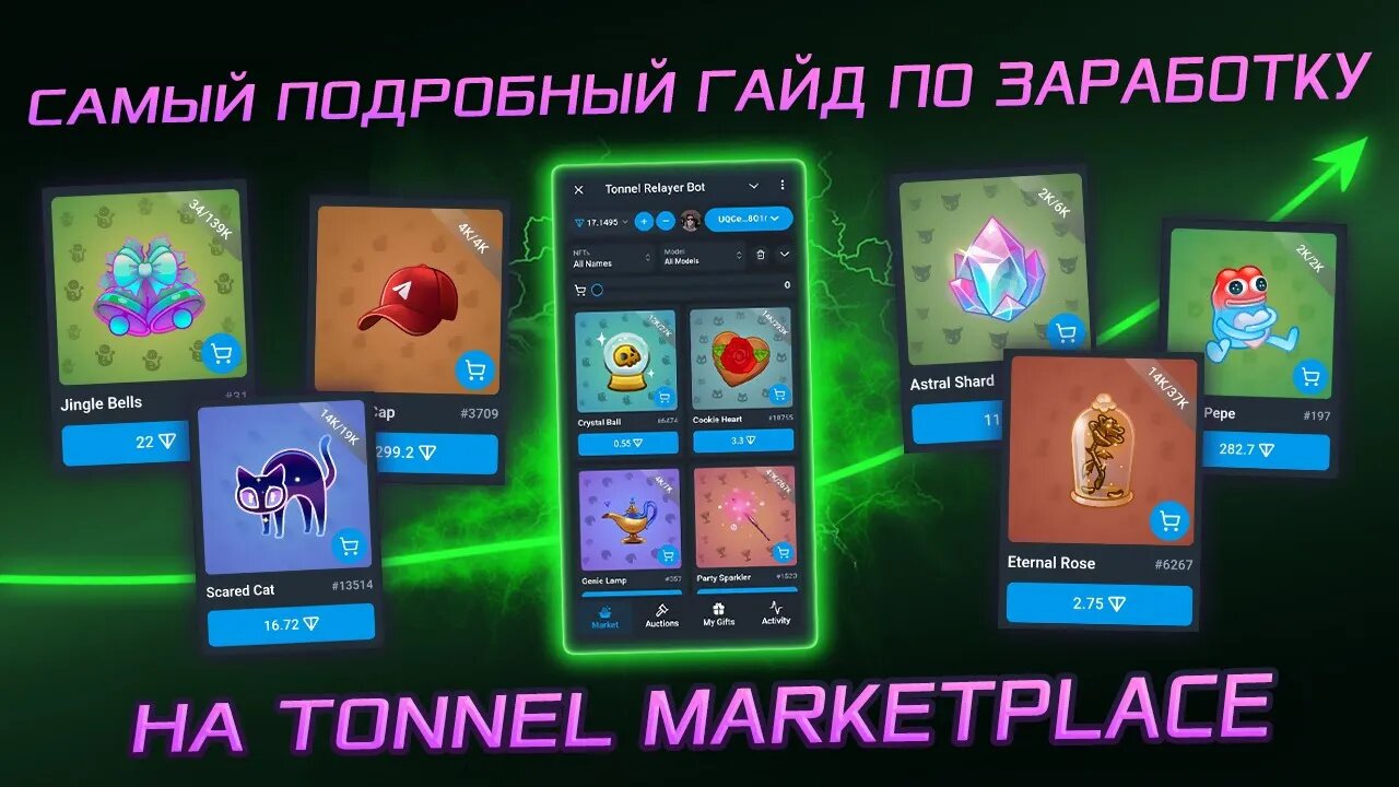 Полноценный гайд на Tonnel Marketplace! Безопасная покупка NFT-подарков в Telegram! #nft