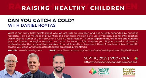 CAN YOU CATCH A COLD? with DANIEL ROYTAS