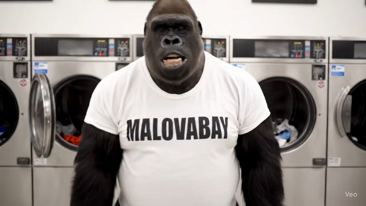 gorilla blows 😮‍💨
