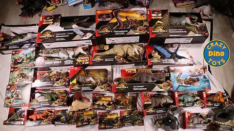 30 New Jurassic World Rebirth Dinosaur Toys Unboxed 2025 Tail Thrasher Spinosaurus Mattel Dino Toys