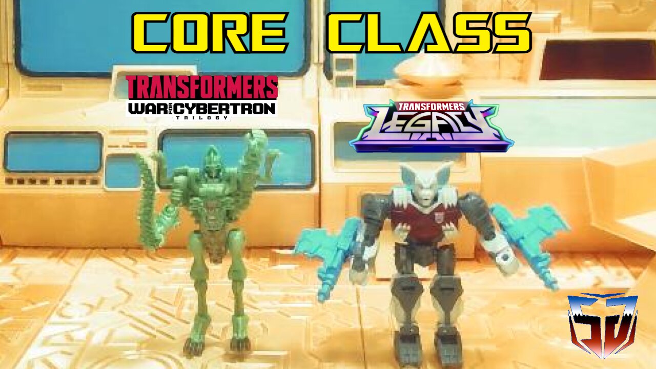 Toy Review Transformers Core Class Bomburst and Dracodon
