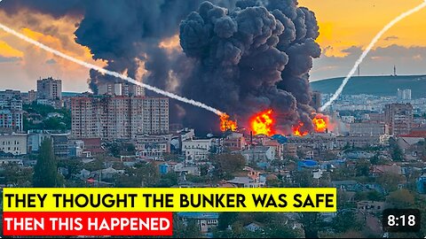 Russia has just fired 24 thermobaric missiles - TOS-1A destroys Ukrainian bunkers instantly!