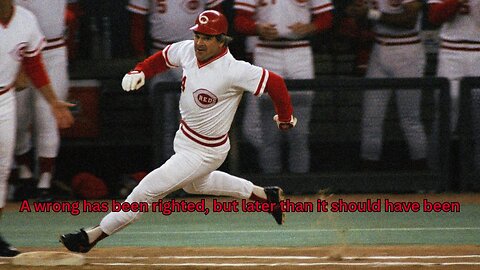 Pete Rose is now being allowed to be inducted into the MLB Hall of Fame