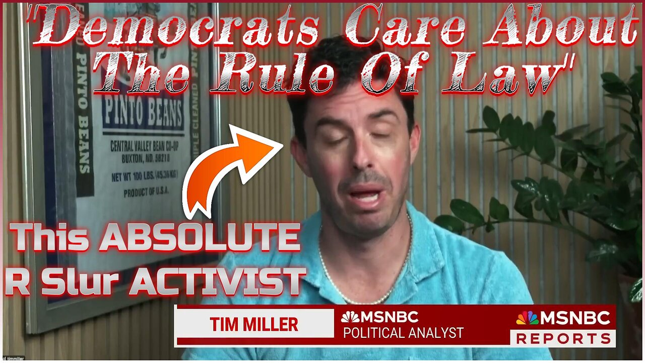 BREAKING NEWS: Democrats Care About The Rule Of Law