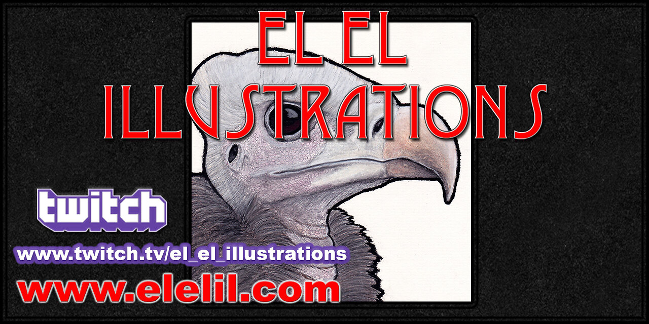 Drawing a Vulture in Pastel