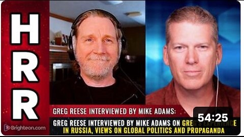 "Greg Reese: Reflections on Russia, Global Politics and Propaganda"