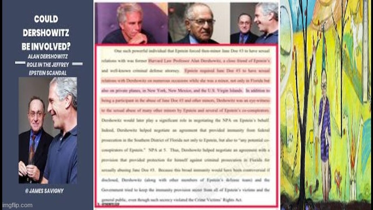 THE DERSH THINKS THAT 🔞 THE AGE OF CONSENT IS TOO DAMN HIGH❗
