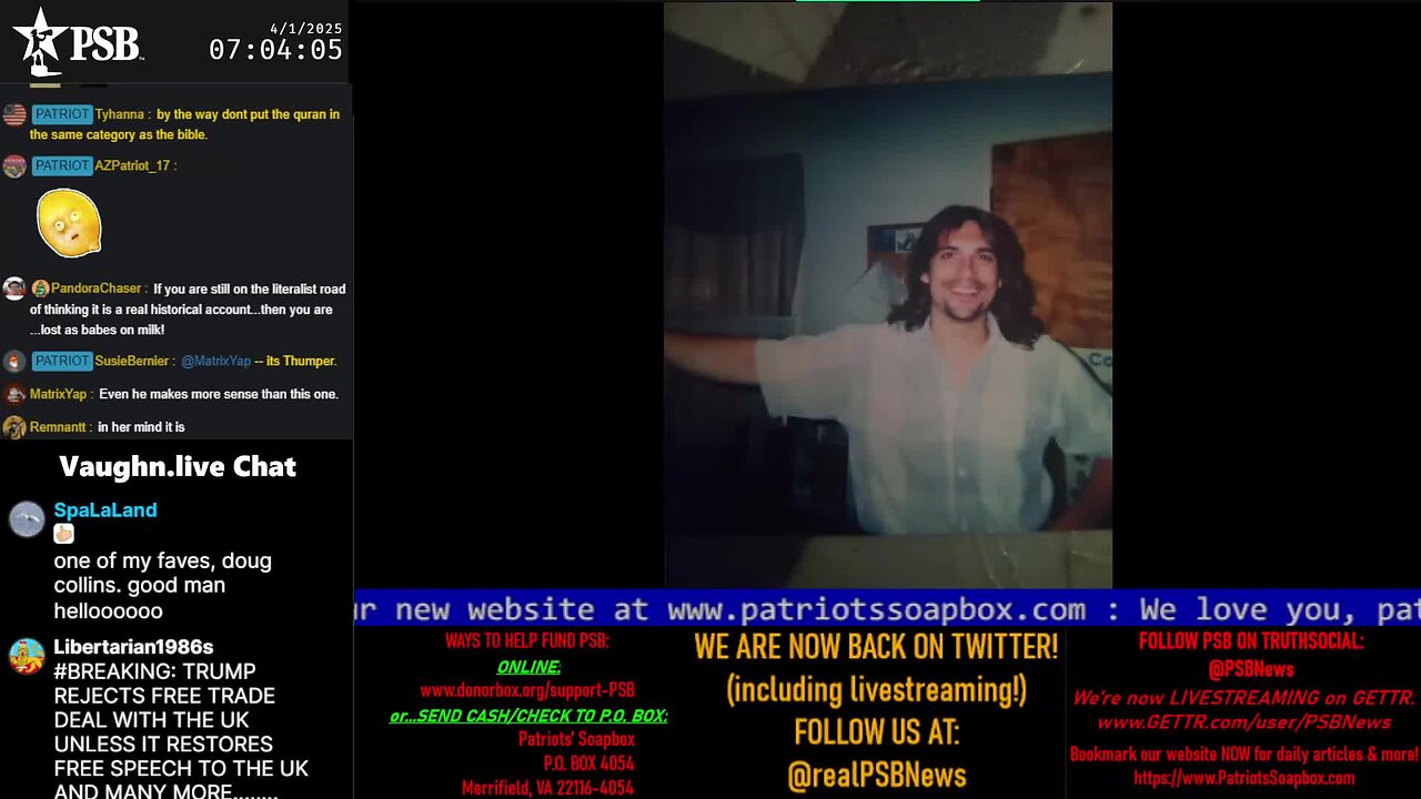 2025-04-01 07:00 EDT - Patriots Soapbox AM: with MykelJaye