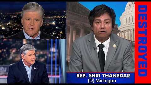 Sean Hannity DESTROYS Shri Thanedar (D- Michigan Congressman) Over Impeachment 3 Stunt