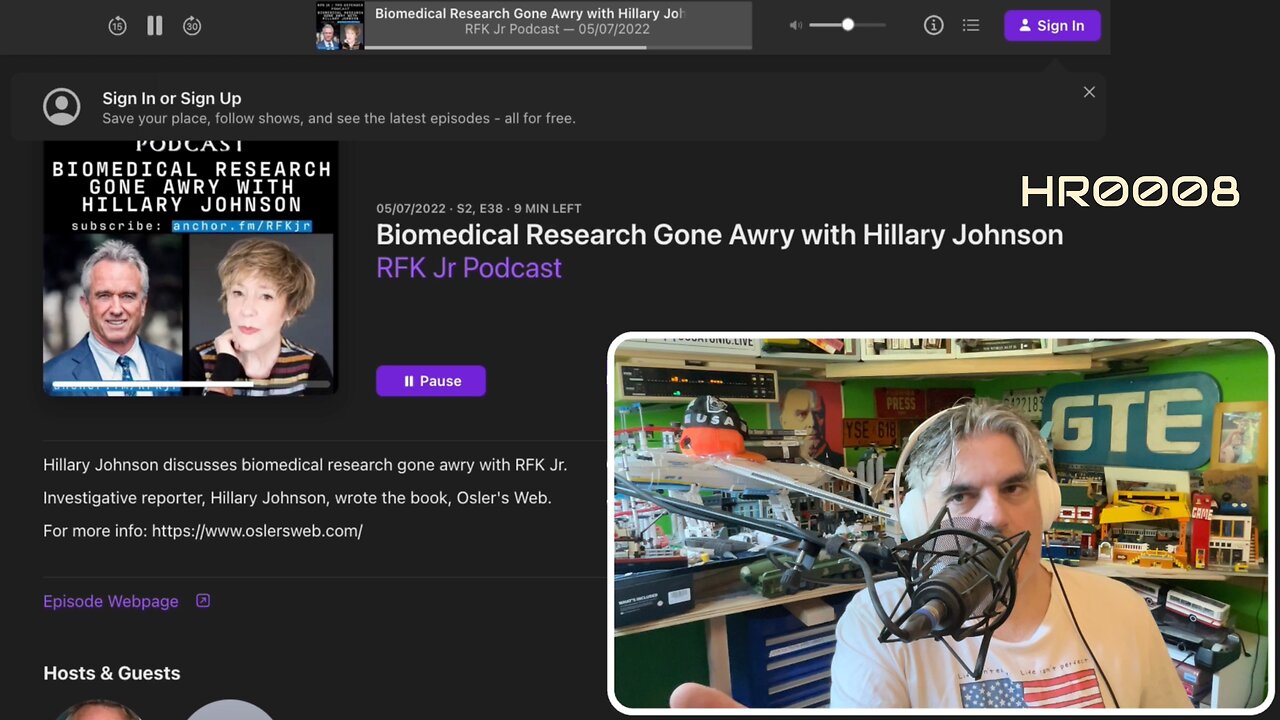 RFKJ podcast with Hillary Johnson (May 7 2022) Osler’s Web ME CFS AIDS (plus some Housatonic notes)