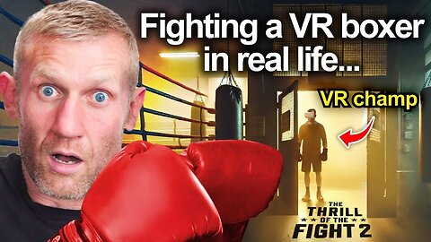 Olympic Boxer Faces VR boxing champ In REAL LIFE | Thrill of the Fight