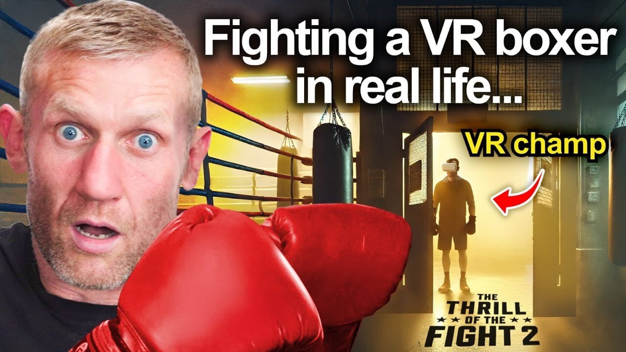 Olympic Boxer Faces VR boxing champ In REAL LIFE | Thrill of the Fight