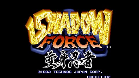 Shadow Force - Full Playthrough - ARCADE 1993