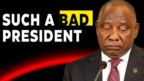 Cyril Can't Understand Why South Africans HATE Him