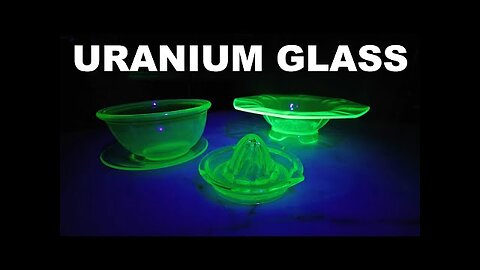 Radioactive glassware of the early 20th century