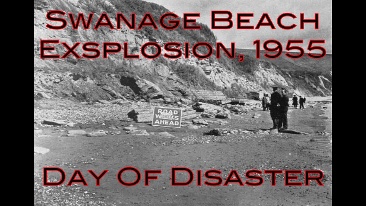 Swanage Beach Explosion 1955