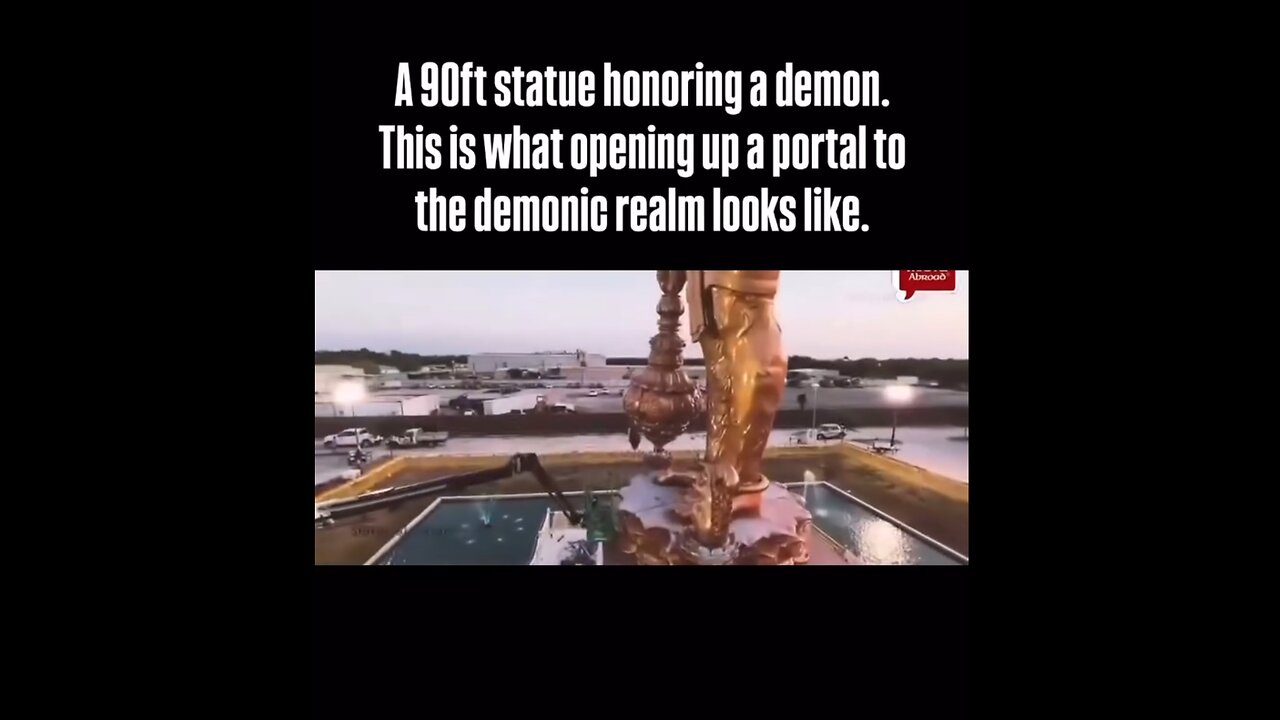 90 ft demon statue in texas