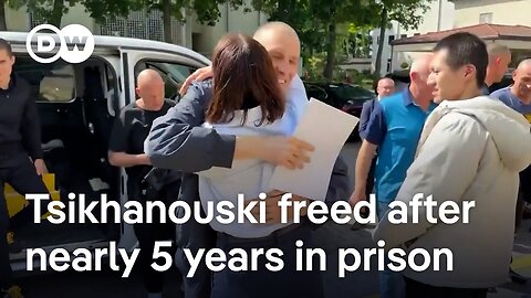 Belarusian opposition leader Siarhei Tsikhanouski released from jail after US envoy visit | DW News