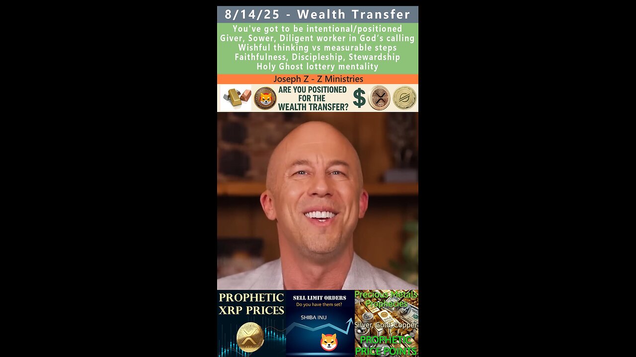 Positioned for the Wealth Transfer - Joseph Z 8/14/25