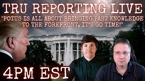 "POTUS is all about bringing PAST knowledge to the forefront, It’s GO TIME!"
