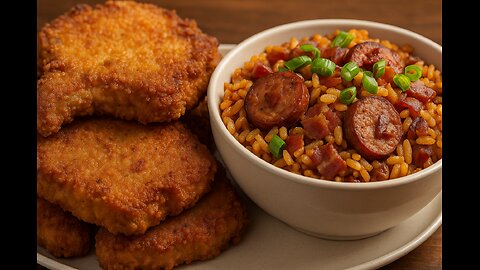 Southern Fried Pork Chops with Red Rice 2.0