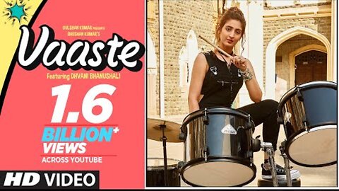 Vaaste Song: Dhvani Bhanushali, Tanishk Bagchi | Nikhil D'Souza | Bhushan Kumar | Radhika R, Vinay S