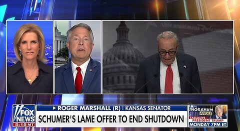 Sen Roger Marshall: Schumer's Govt Shutdown Deal Is A NON-STARTER