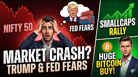 🔴 Market में भारी गिरावट! Trump की "Rice Tariff" धमकी? कल क्या होगा? | EPK Capital