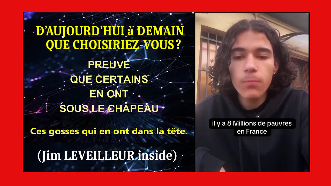 Entre deux maux,que "choisiriez" vous? Feat.Jim Leveilleur pour le monde de demain... (Hd 720)