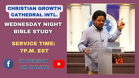 C.G.C. Wednesday Night Bible Study (December 3rd 2025)
