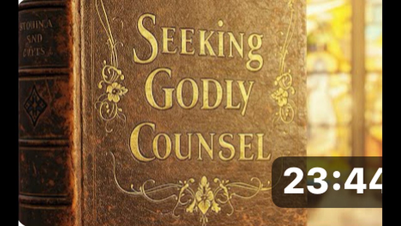 Preaching on How to seek Godly Counsel