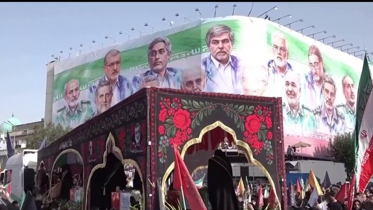 Iran buries top commanders & scientists killed in Israel war
