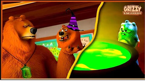 Grizzy & the lemmings Halloween Compilation Cartoon for Kids