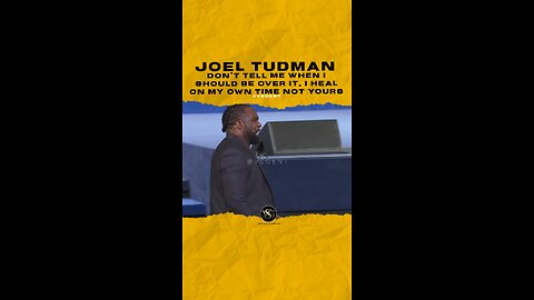@joeltudman Don’t tell me when I should be over it, I heal on my own time not yours