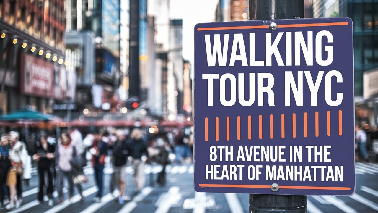 🚶 Travel NYC: Walking 8th Avenue Manhattan Adventure!