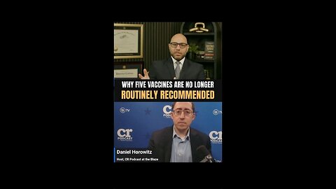 Why five vaccines are no longer routinely recommended